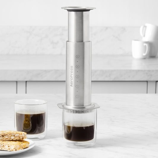 AeroPress Stainless Steel Coffee Press,Stainless Steel,