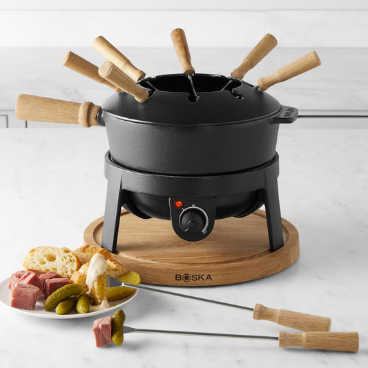 Boska Cast Iron Electric Fondue Set Pro,,WSNOADS