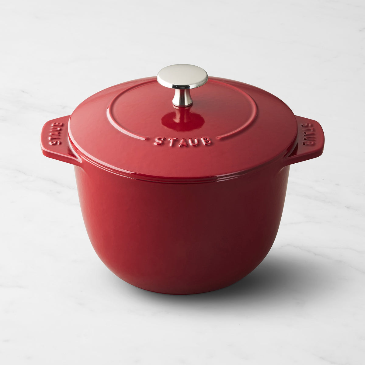 Staub Enameled Cast Iron Petite French Oven, 1.5-Qt.,Cranberry,