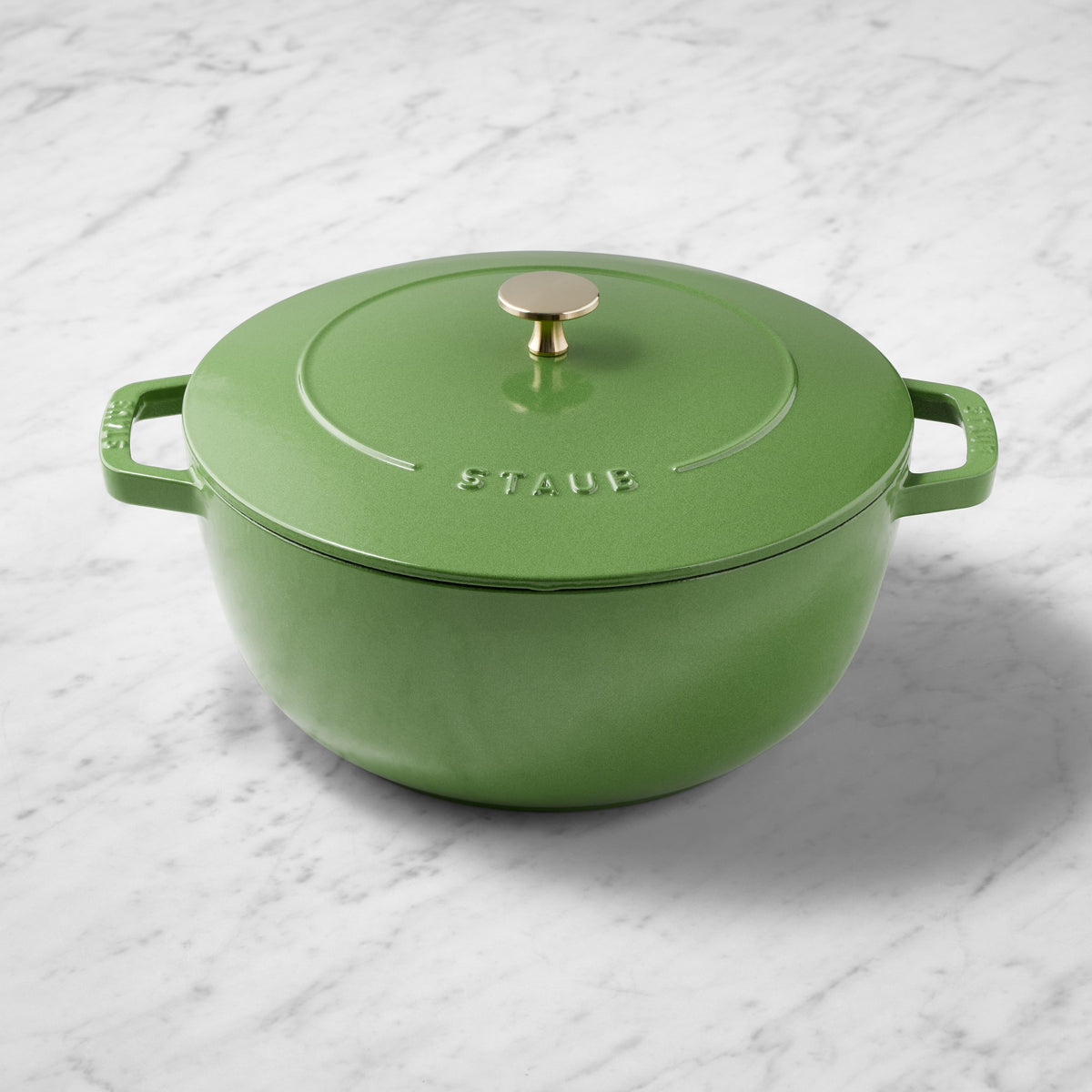 Staub Enameled Cast Iron Essential French Oven,Green,