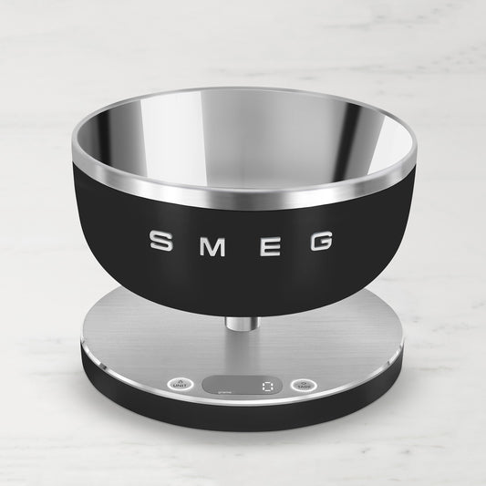 SMEG Contemporary Kitchen Scale,Black,Black