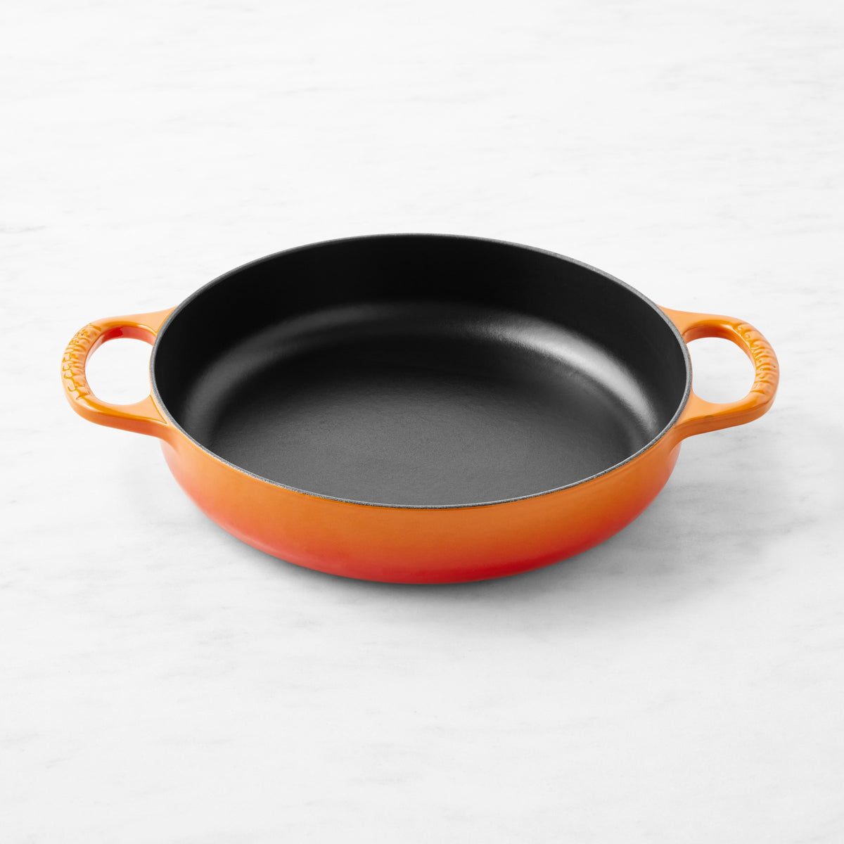 Le Creuset Enameled Cast Iron Everyday Braiser Pan, 3-Qt.,Flame,