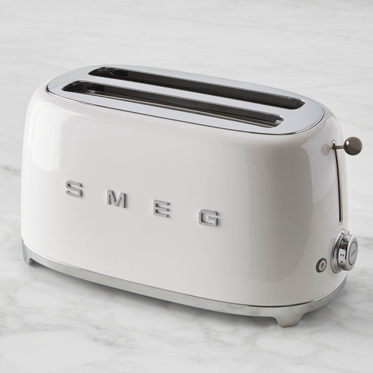 SMEG 4-Slice Toaster,White,