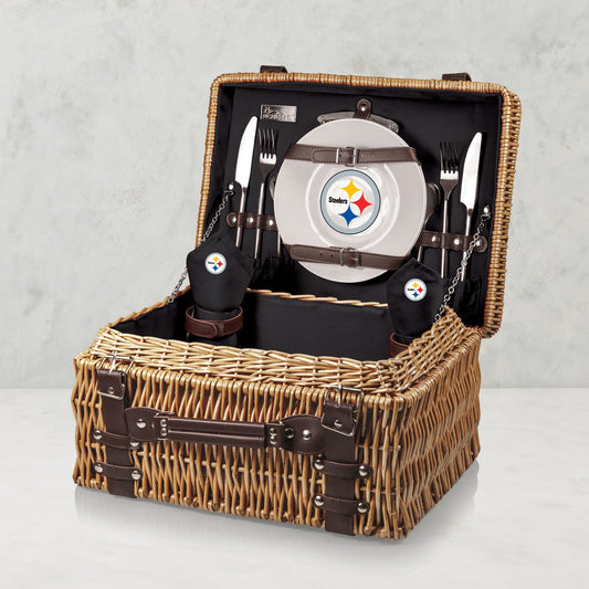 NFL Champion Picnic Basket,Pittsburg Steelers,Pittsburgh Steelers