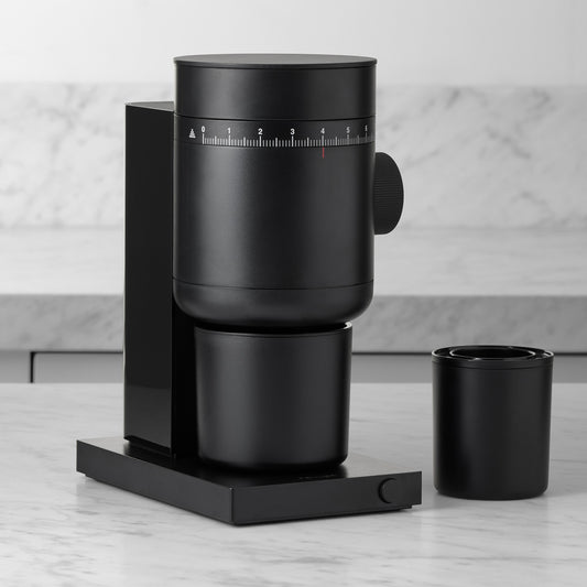Fellow Opus 2 Conical Burr Coffee Grinder,Matte Black,