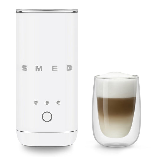 SMEG Mini Milk Frother,Matte White,