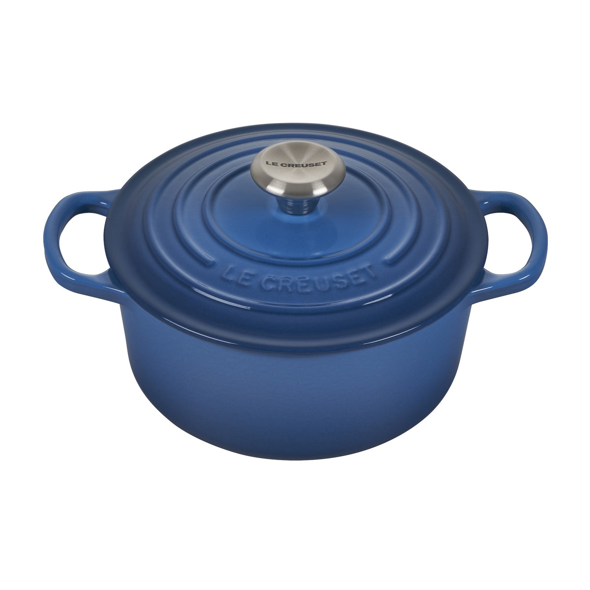 Le Creuset Signature Enameled Cast Iron Round Dutch Oven,Marseille,2-Qt.