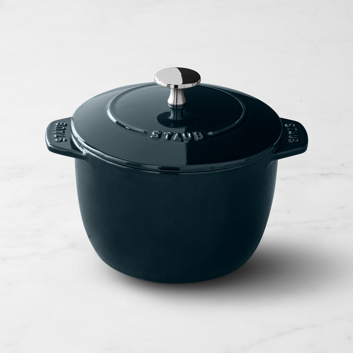 Staub Enameled Cast Iron Petite French Oven, 1.5-Qt.,La Mer,