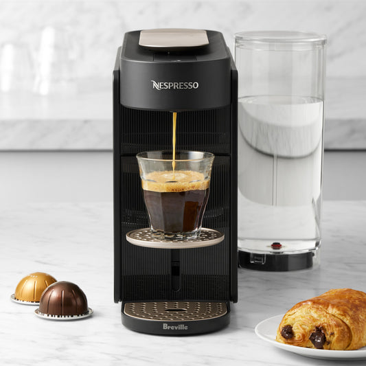 Nespresso Vertuo Up Espresso Machine by Breville,Ink Black,
