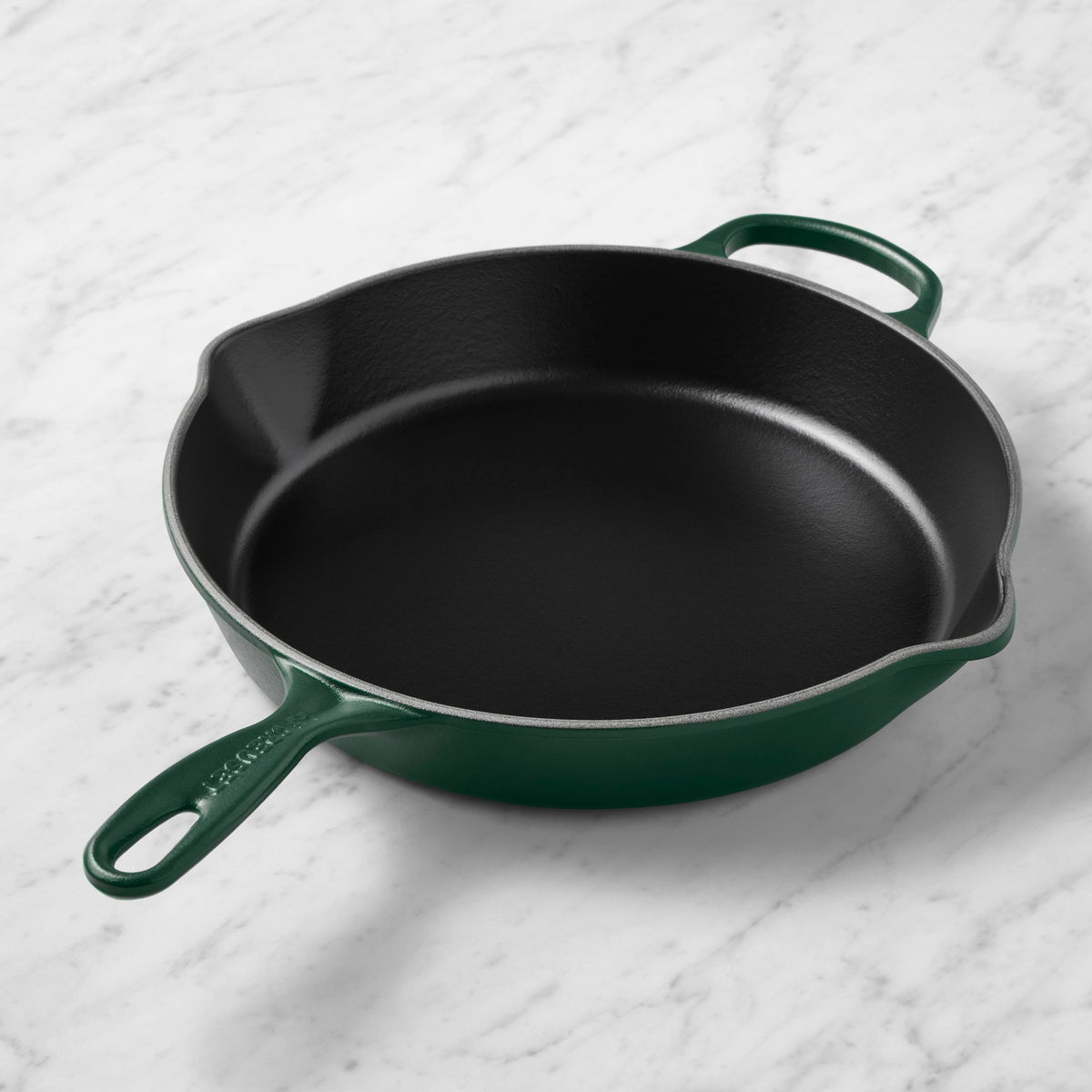 Le Creuset Signature Enameled Cast Iron Deep Skillets,Foret,Skillet\, 12"