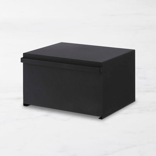 Yamazaki Home Tower Bread Box,Black,