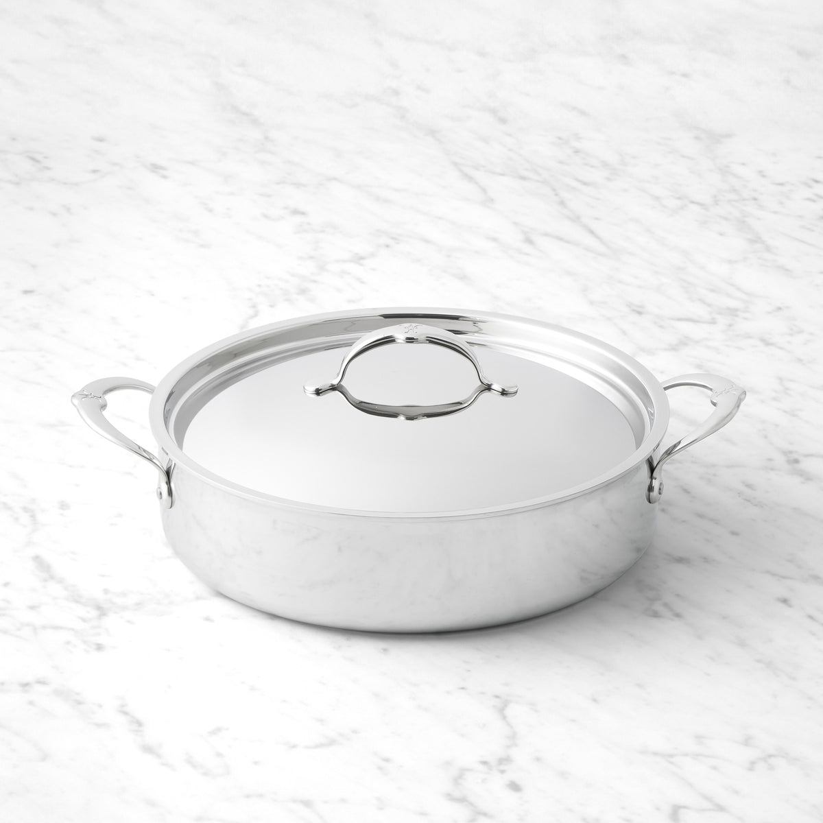 Hestan ProBond Luxe Professional Clad Stainless-Steel Rondeau,6-Qt.,