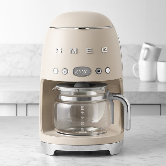 SMEG Drip Coffee Maker, 10-cup,Moonlight,