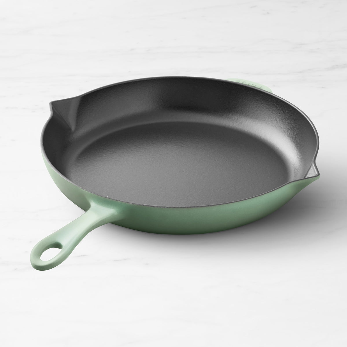 Staub Enameled Cast Iron Fry Pans,Sage,Pan\, 12"