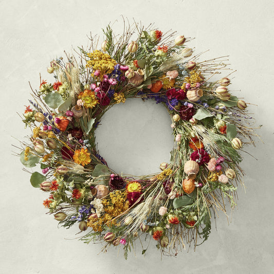 Garden Party Live Wreath,22in,
