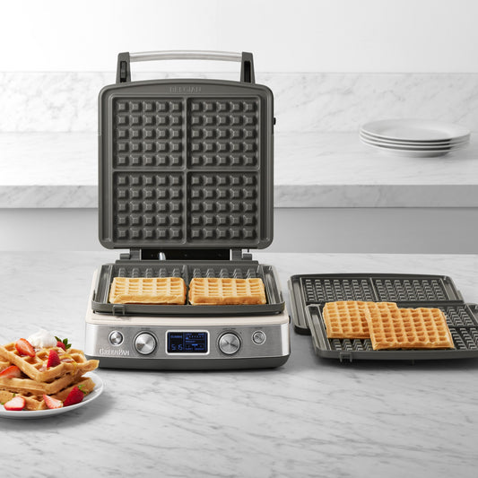 GreenPan Elite 4-Square Waffle Maker,,