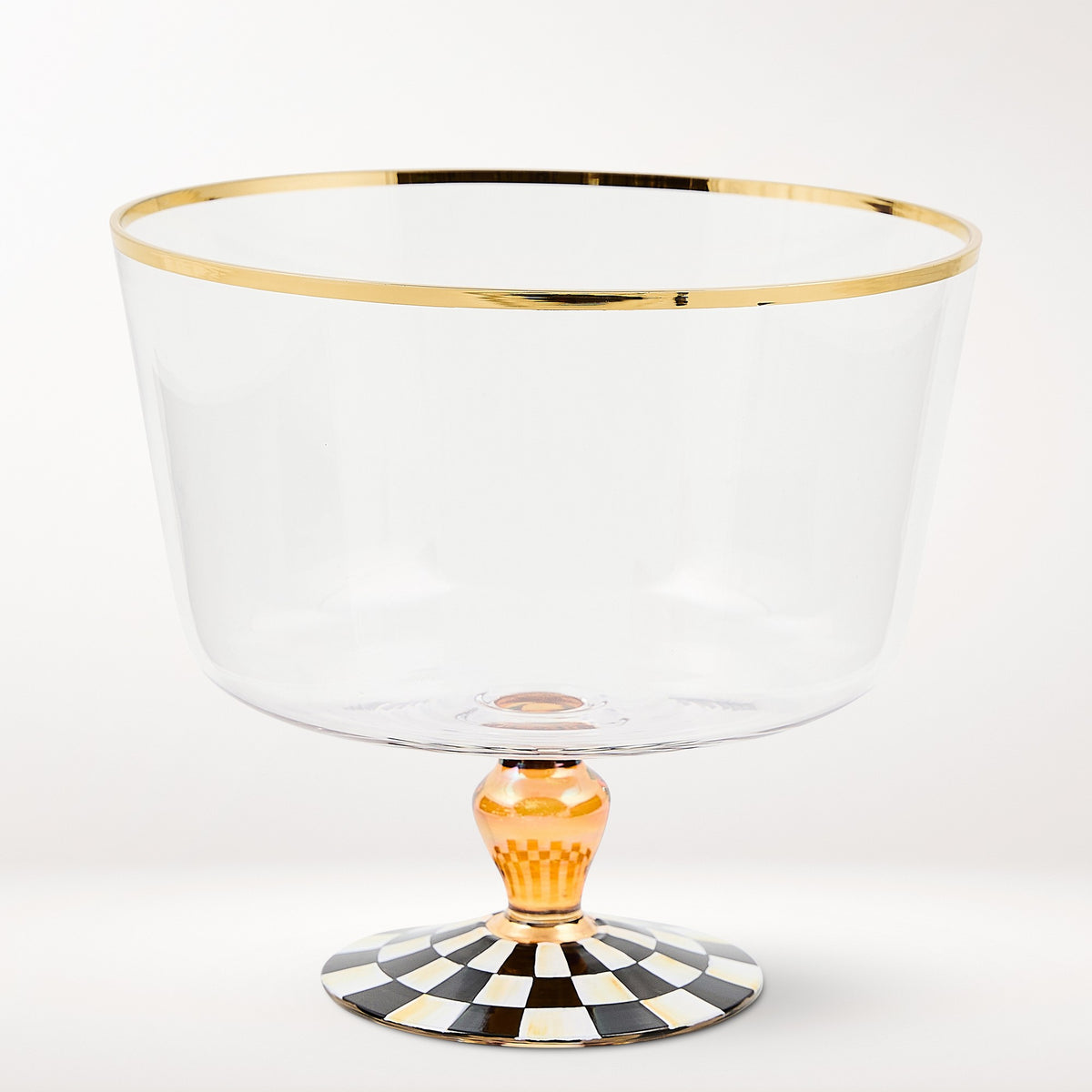 MacKenzie-Childs Courtly Check Trifle Glass,,WSNOADS