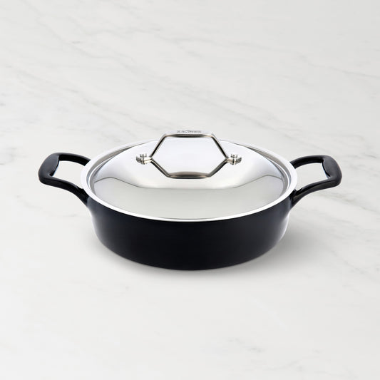 All-Clad Enameled Cast Iron Braiser, 4-Qt.,,