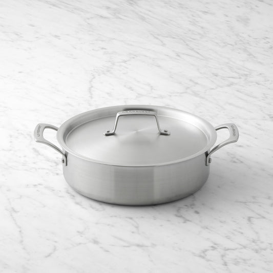 Le Creuset Essential Stainless-Steel Rondeau, 4.5-Qt,,WSNOADS