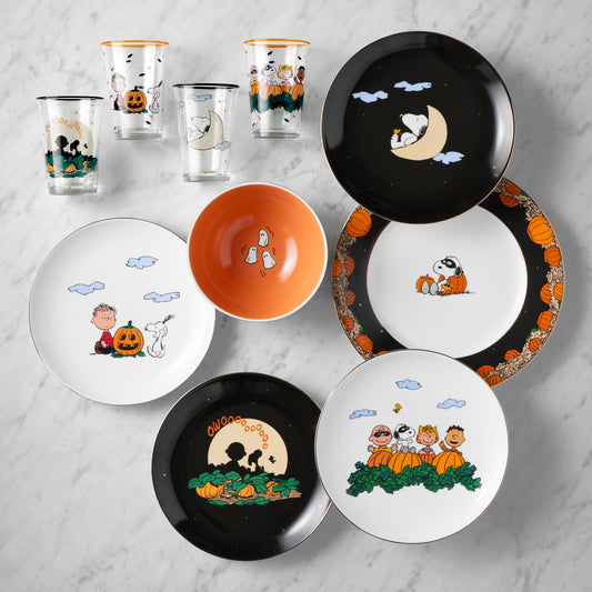 Peanuts The Great Pumpkin 16-Piece Dinnerware Set,,WSNOADS