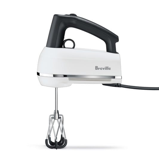 Breville Handy Mix Scraper 9-Speed Hand Mixer,Sea Salt,