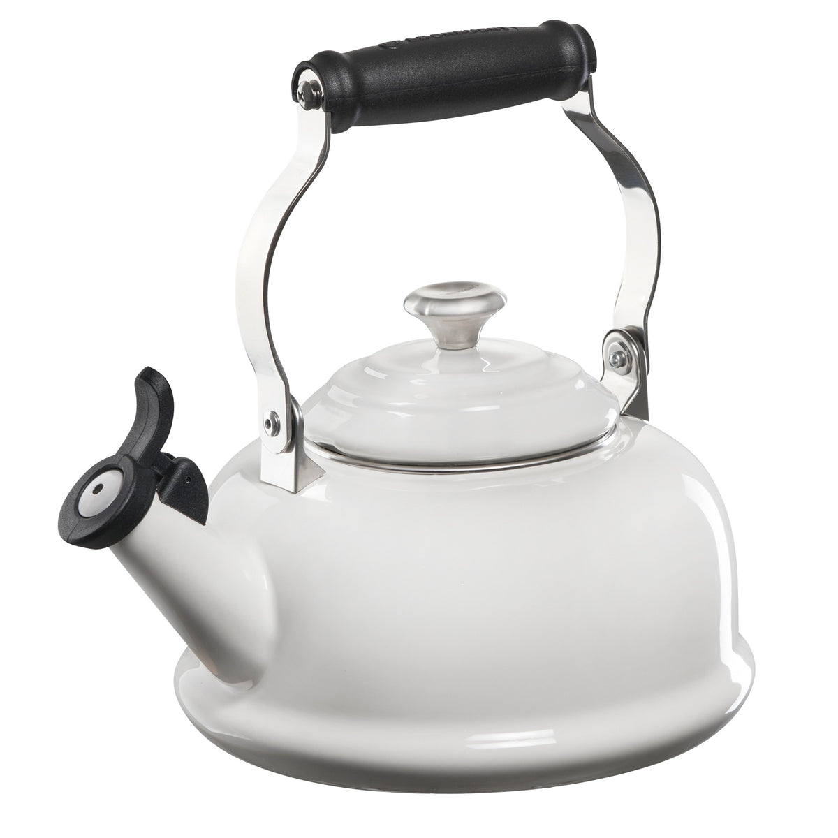 Le Creuset Classic Whistling Tea Kettle,White,