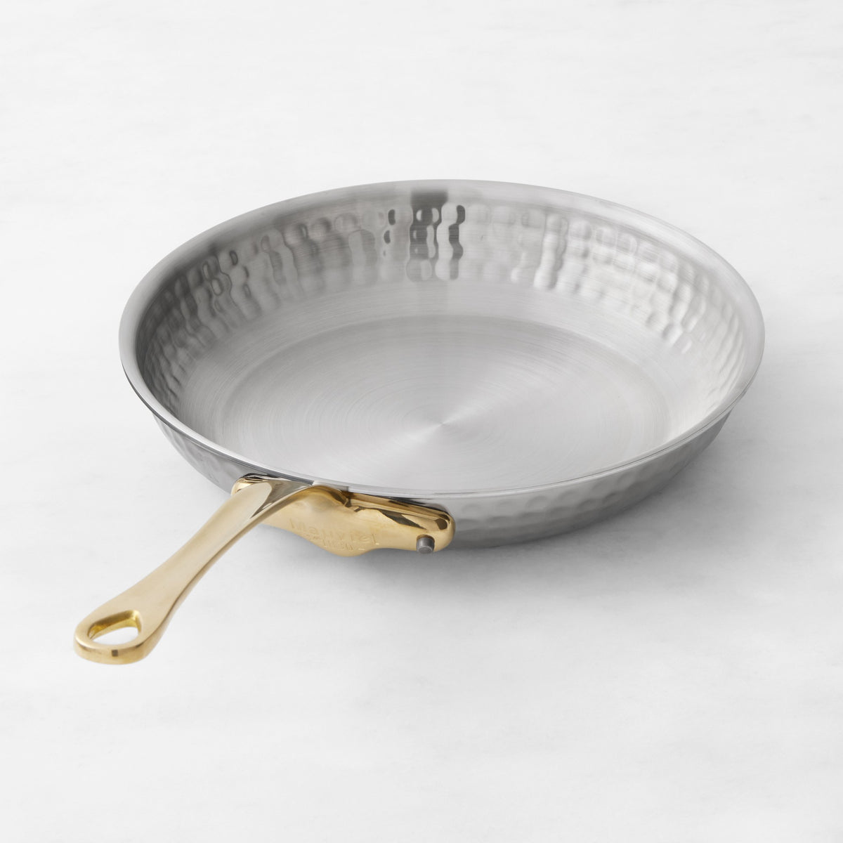 Mauviel M'Elite B Hammered Stainless-Steel Fry Pans,Pan\, 10",