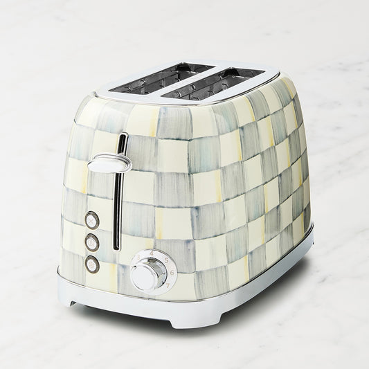 MacKenzie-Childs Sterling Check 2-Slice Toaster,,WSNOADS