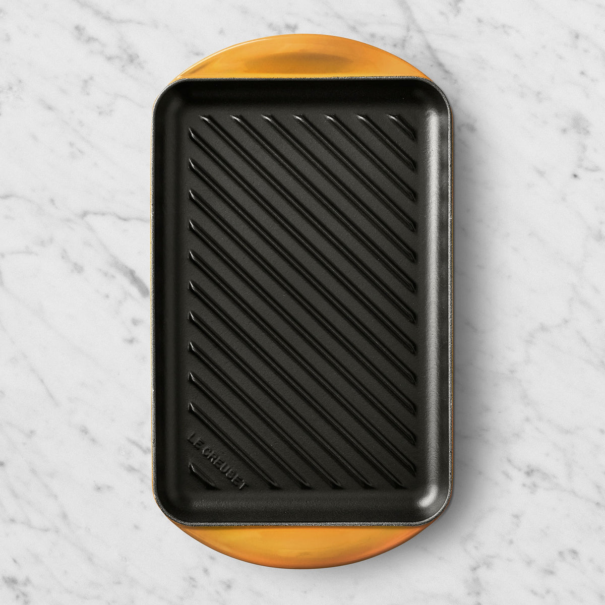 Le Creuset Enameled Cast Iron Skinny Grill,Nectar,