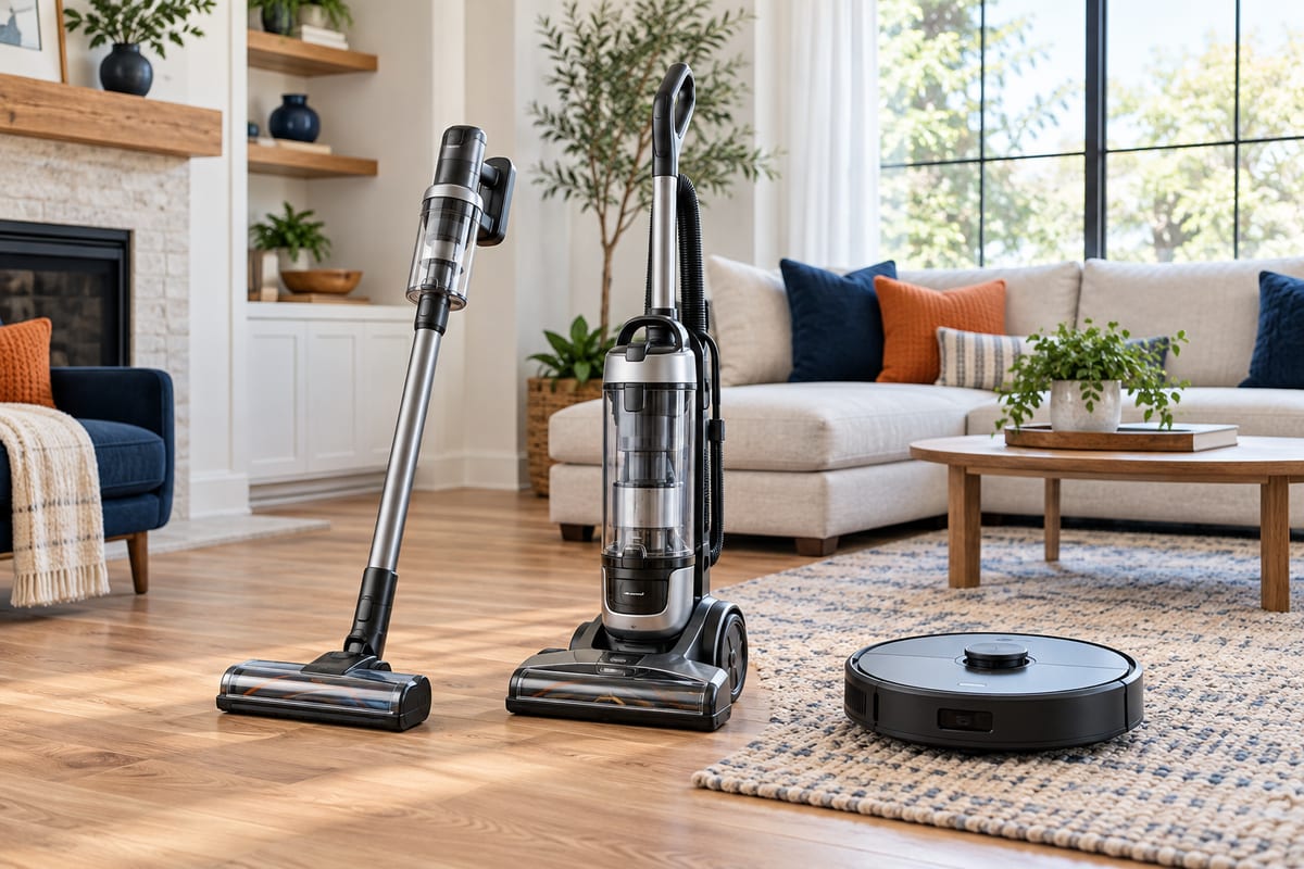 Stick, upright and robot vacuums