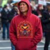 No One is Illegal on Stolen Land Hoodie