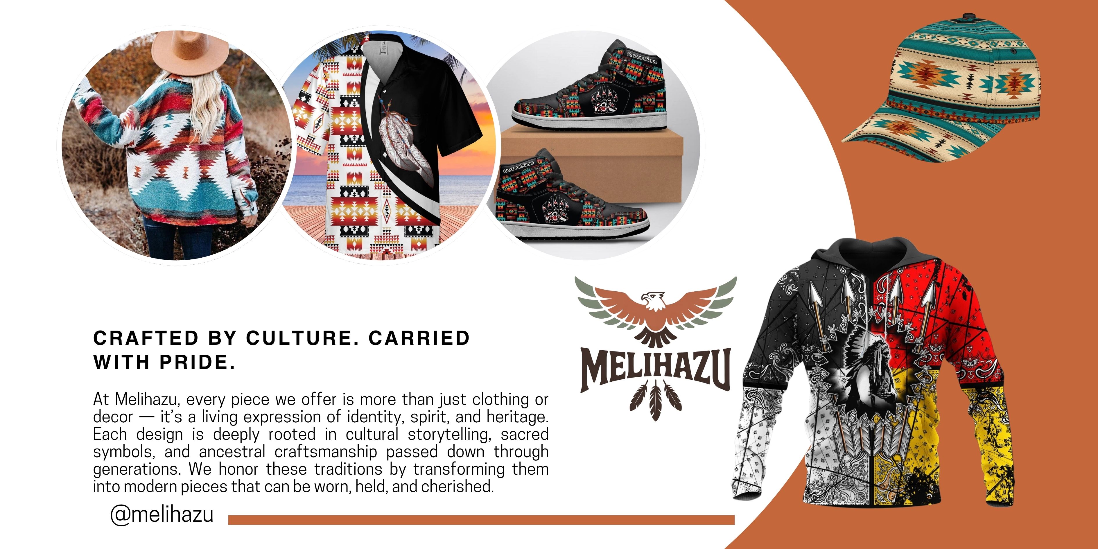 Native American Melihazu Fashion Banner