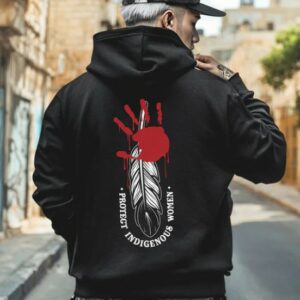 Protect Indigenous Red Hand Meaning Unisex Hoodie