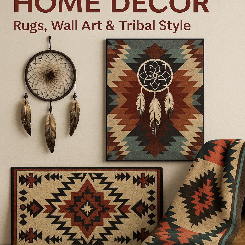 Best Native American Home Decor Ideas Rugs, Blanket, Window Curtains